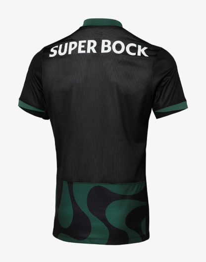 Sporting CP Away Jersey Black 25-26 - Image 2