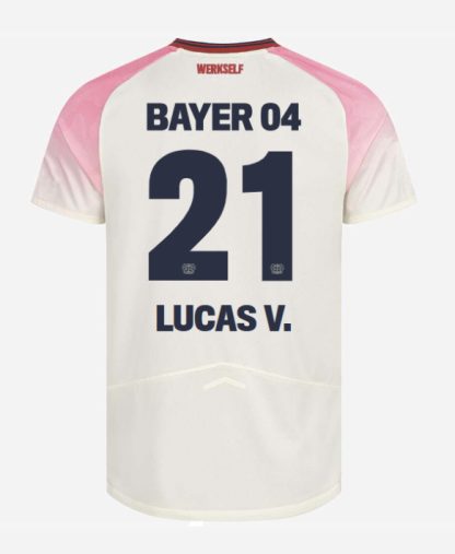 Bayer 04 Leverkusen Away LUCAS VÁZQUEZ 21 Jersey 25-26