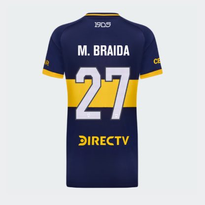 Boca Juniors Home M. BRAIDA 27 Jersey 25-26