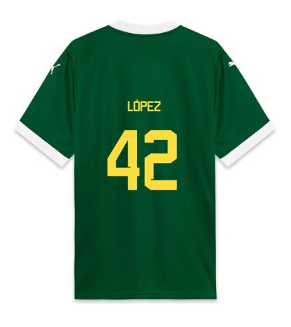 Palmeiras Home LÓPEZ 42 Jersey 25-26