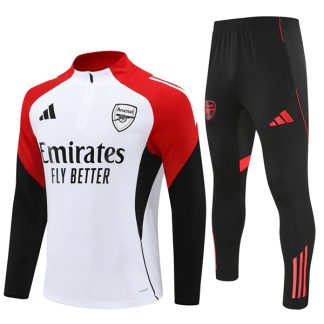 25-26 Arsenal White Training Suit Kit