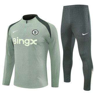25-26 Chelsea Light Green Training Suit Kit Player Style