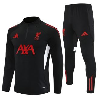 25-26 Liverpool Black Training Suit Kit
