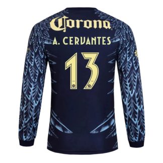 Club América Away A. CERVANTES 13 Long Sleeve Jersey 25-26