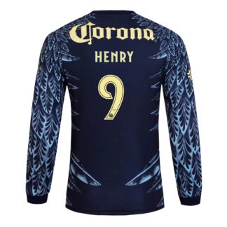 Club América Away HENRY 9 Long Sleeve Jersey 25-26
