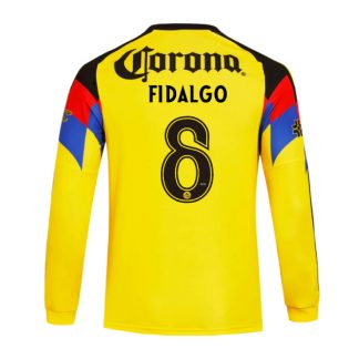 Club América Home FIDALGO 8 Long Sleeve Jersey 25-26