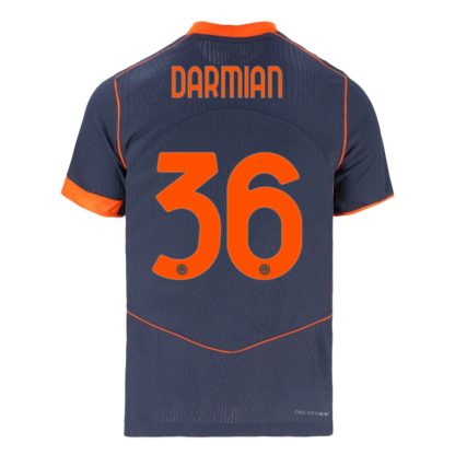 Inter Milan Third DARMIAN 36 Jersey 25-26 (Player Version)