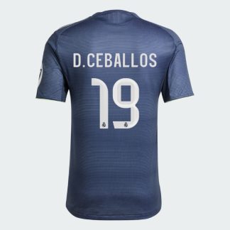 Real Madrid Away D. CEBALLOS 19 Jersey 25-26 (Player Version)
