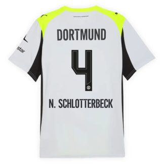 Borussia Dortmund Away N. SCHLOTTERBECK 4 Jersey 25-26