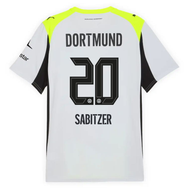 Borussia Dortmund Away SABITZER 20 Jersey 25-26