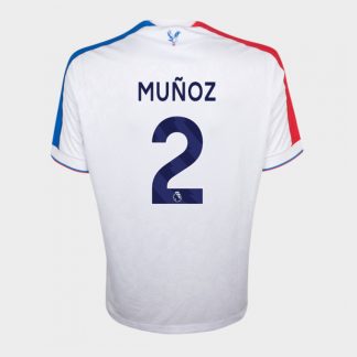 Crystal Palace Third MUÑOZ 2 Eagle White Jersey 25-26