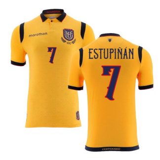 Ecuador Home Estupiñán 7 Jersey 25-26