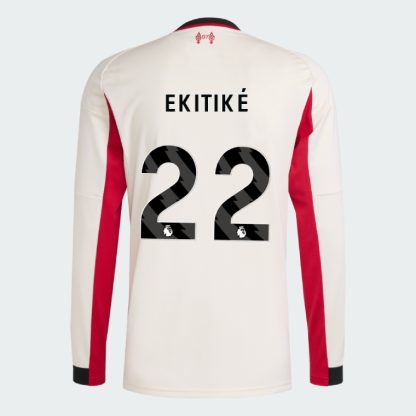 Liverpool Away Long Sleeve EKITIKÉ 22 Jersey 25-26