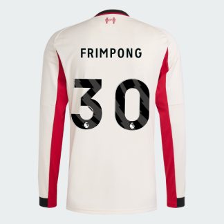 Liverpool Away Long Sleeve FRIMPONG 30 Jersey 25-26