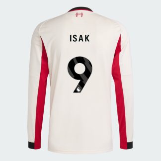 Liverpool Away Long Sleeve ISAK 9 Jersey 25-26