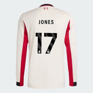 Liverpool Away Long Sleeve JONES 17 Jersey 25-26