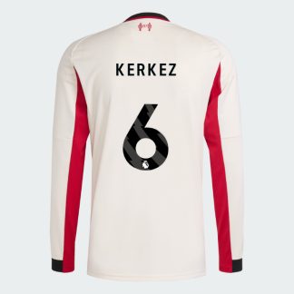 Liverpool Away Long Sleeve KERKEZ 6 Jersey 25-26