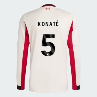 Liverpool Away Long Sleeve KONATÉ 5 Jersey 25-26