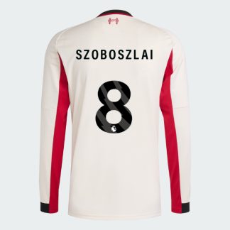 Liverpool Away Long Sleeve SZOBOSZLAI 8 Jersey 25-26