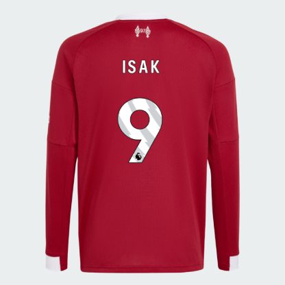 Liverpool Home Long Sleeve ISAK 9 Jersey 25-26