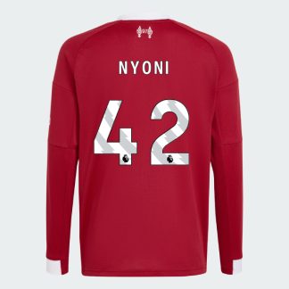 Liverpool Home Long Sleeve NYONI 42 Jersey 25-26