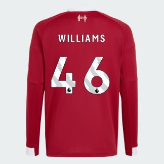 Liverpool Home Long Sleeve WILLIAMS 46 Jersey 25-26