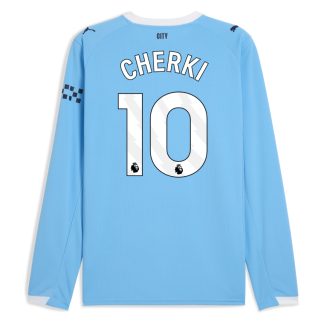 Manchester City Home Long Sleeve CHERKI 10 Jersey 25-26