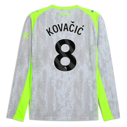 Manchester City Third Long Sleeve KOVAČIĆ 8 Jersey 25-26