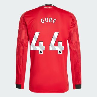 Manchester United Home Long Sleeve GORE 44 Jersey 25-26