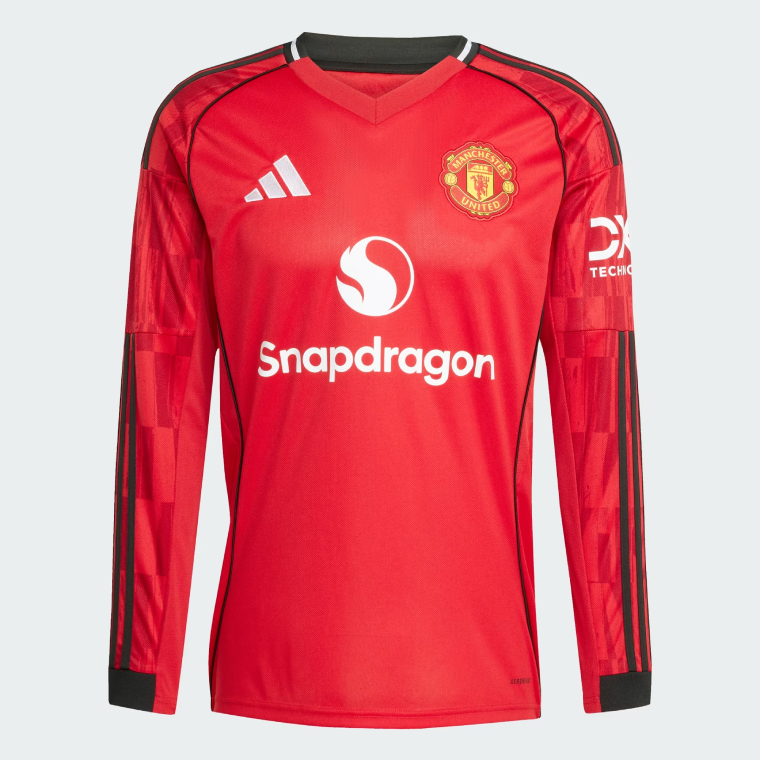 Manchester United Home Long Sleeve MBEUMO 19 Jersey 25-26 - Image 2