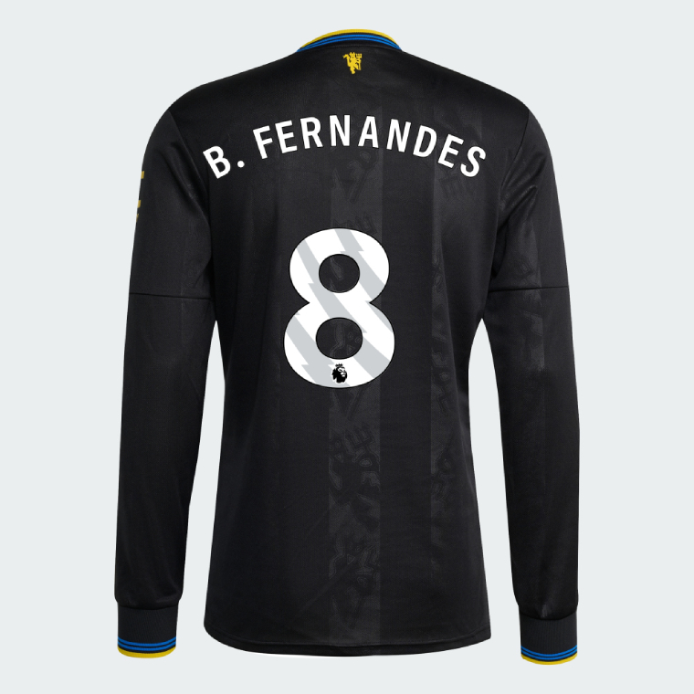 Manchester United Third Long Sleeve B. FERNANDES 8 Jersey 25-26