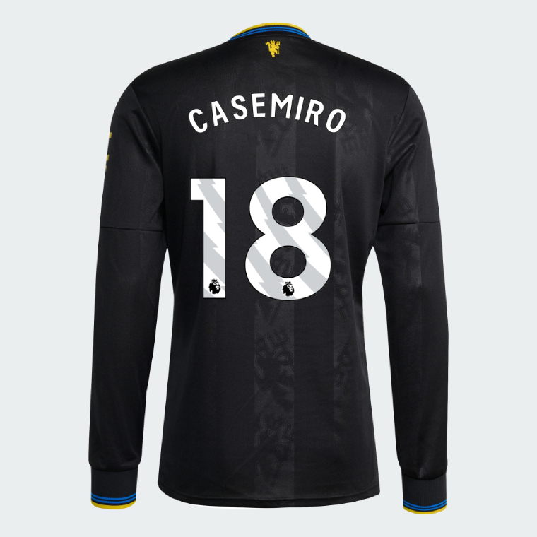 Manchester United Third Long Sleeve CASEMIRO 18 Jersey 25-26