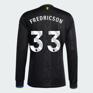 Manchester United Third Long Sleeve FREDRICSON 33 Jersey 25-26