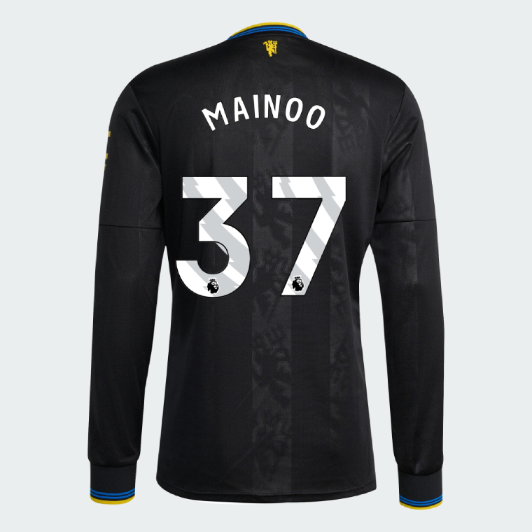 Manchester United Third Long Sleeve MAINOO 37 Jersey 25-26