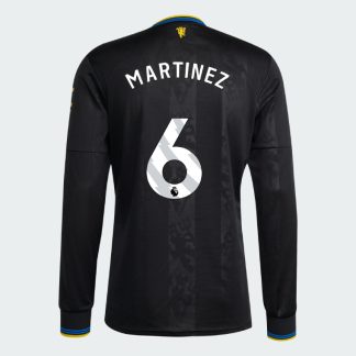 Manchester United Third Long Sleeve MARTINEZ 6 Jersey 25-26