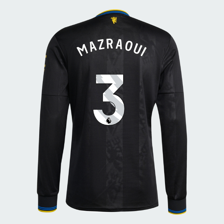Manchester United Third Long Sleeve MAZRAOUI 3 Jersey 25-26