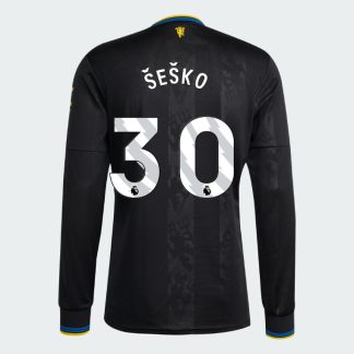 Manchester United Third Long Sleeve ŠEŠKO 30 Jersey 25-26