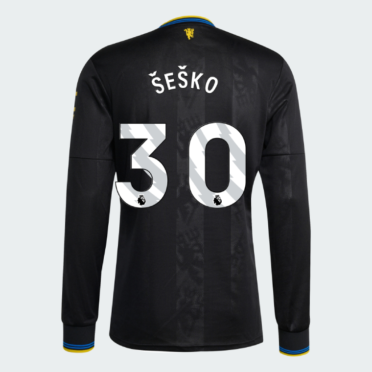 Manchester United Third Long Sleeve ŠEŠKO 30 Jersey 25-26