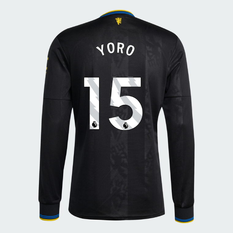 Manchester United Third Long Sleeve YORO 15 Jersey 25-26
