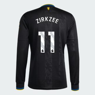 Manchester United Third Long Sleeve ZIRKZEE 11 Jersey 25-26