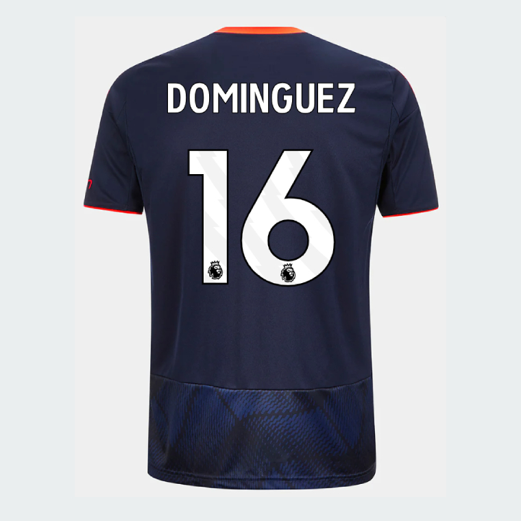 Nottingham Forest Third DOMINGUEZ 16 Third Jersey 25-26