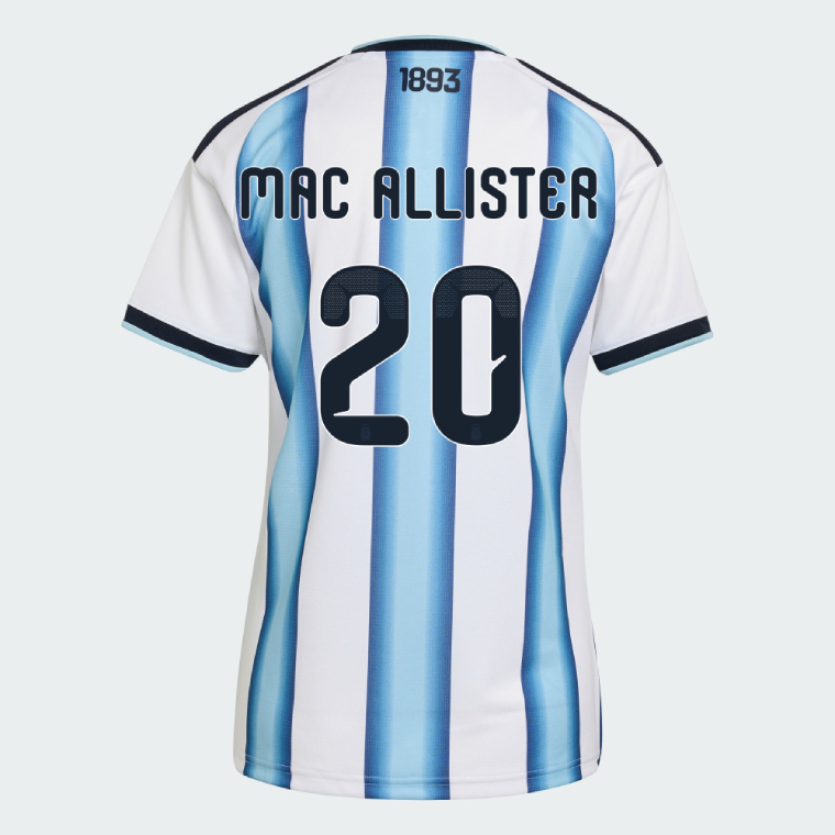 2026 Argentina Home MAC ALLISTER 20 Jersey (Fan Version)