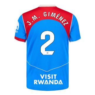 Atletico Madrid Third J.M. GIMÉNEZ 2 Jersey 2025-26