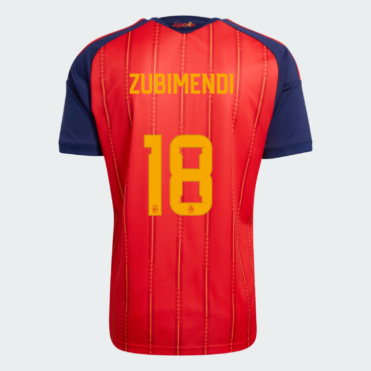 Spain Home ZUBIMENDI 18 Jersey 2026