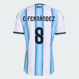 Argentina Home E. FERNÁNDEZ 8 World Cup Jersey 2026 (Player Version)