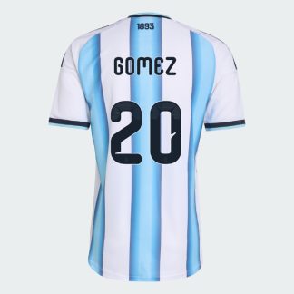 Argentina Home GOMEZ 20 World Cup Jersey 2026 (Player Version)