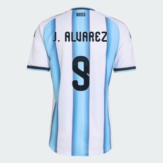 Argentina Home J. ALVAREZ 9 World Cup Jersey 2026 (Player Version)