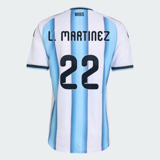 Argentina Home L. MARTINEZ 22 World Cup Jersey 2026 (Player Version)