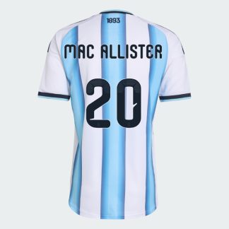 Argentina Home MAC ALLISTER 20 World Cup Jersey 2026 (Player Version)