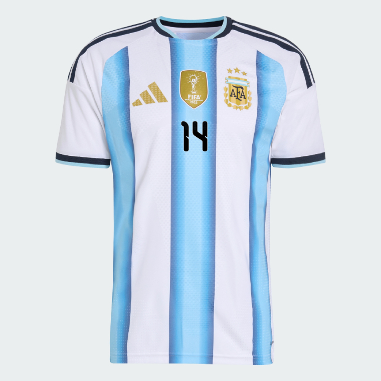 Argentina Home MARTIN 14 World Cup Jersey 2026 (Player Version)